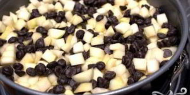 Рецепт шоколадный пирог с грушами