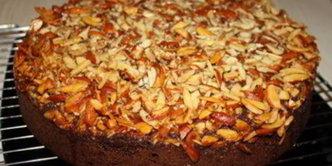 Рецепт шоколадный пирог с миндалем