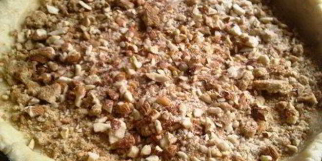 Рецепт теплый черничный пирог