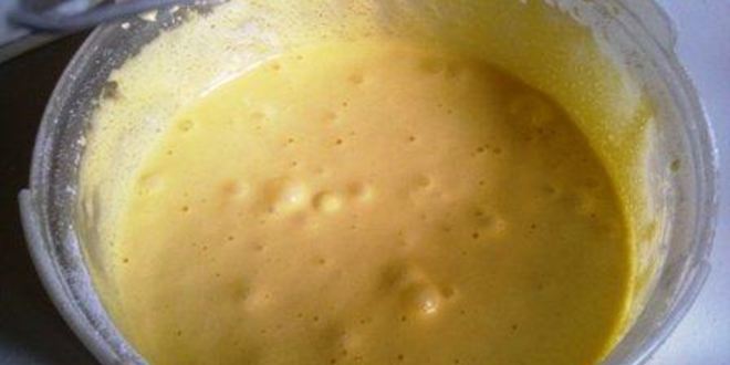 Рецепт теплый черничный пирог