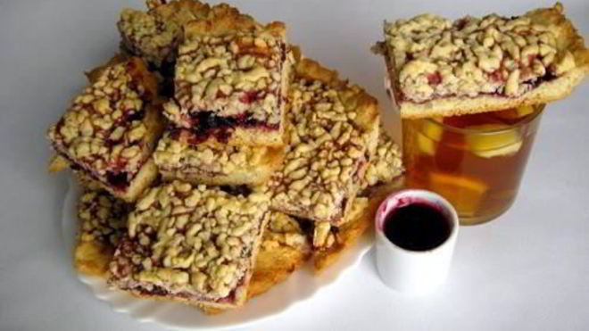 Рецепт Тертый пирог с джемом