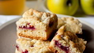 Рецепт Тертый пирог с малиной