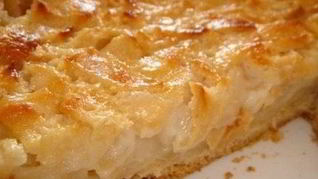 Рецепт Цветаевский яблочный пирог со сметанным кремом