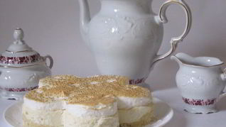 Рецепт Творожный пирог Капельки янтаря