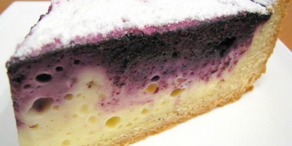 Как приготовить творожный пирог с черникой