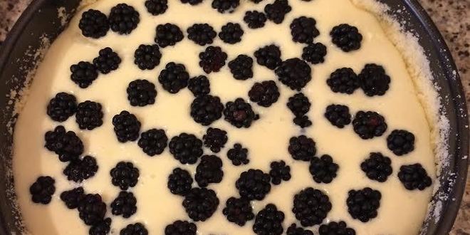 Рецепт творожный пирог с нектаринами