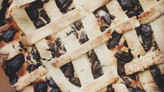 Рецепт Творожный пирог с шоколадом и цитрусом