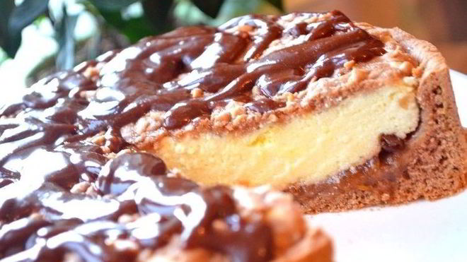 Рецепт Творожный пирог с вареньем