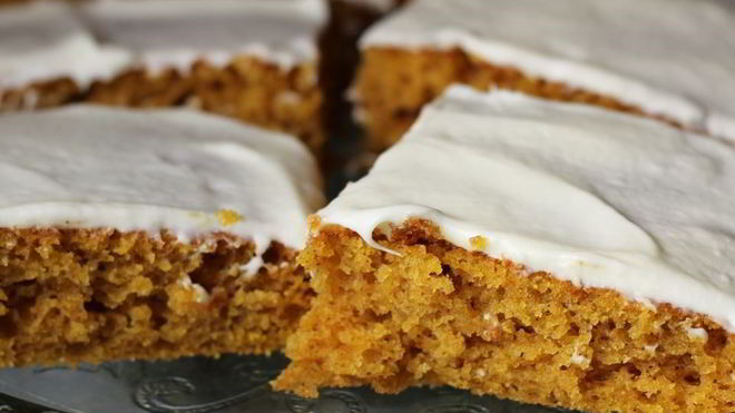 Рецепт Тыквенный пирог с кремом