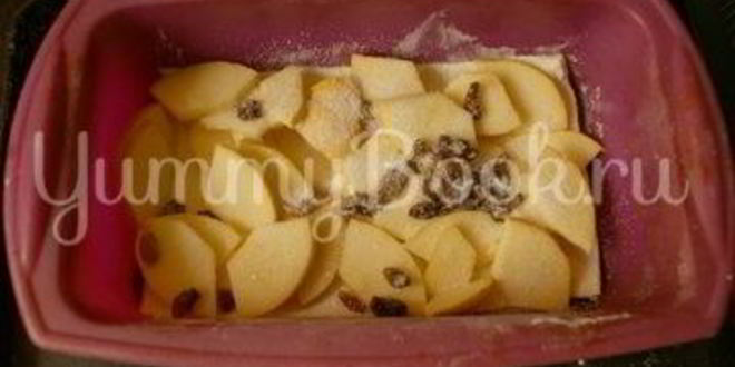 Рецепт яблочный пирог из слоеного теста