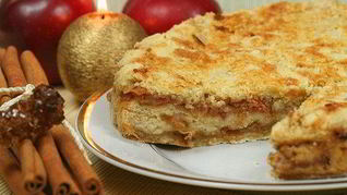 Рецепт Яблочный пирог с корицей