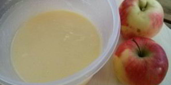 Рецепт яблочный пирог со сметанной заливкой