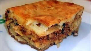 Рецепт Заливной пирог с картошкой на кефире