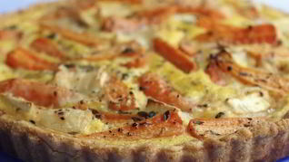 Рецепт Заливной пирог с сыром в мультиварке