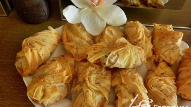 Рецепт Фило-пирожки тесто фило