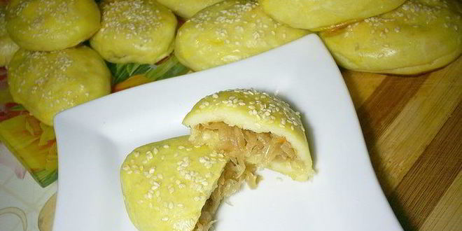 Рецепт картофельные пирожки с начинкой из квашеной капусты