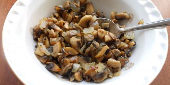 Рецепт хрустящие открытые пирожки-цветочки с грибами