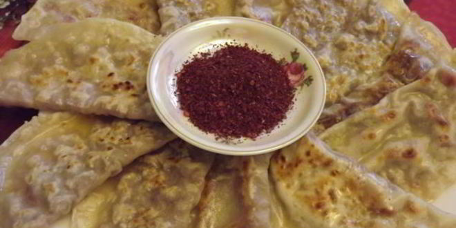 Рецепт кутабов с тыквого и с мясома