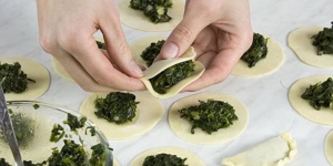 Рецепт кутабы с зеленью