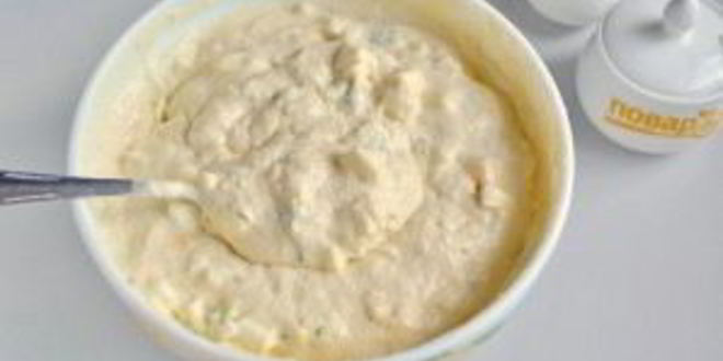 Рецепт ленивые пирожки с зеленым луком и яйцом