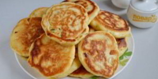 Рецепт ленивые пирожки с зеленым луком и яйцом