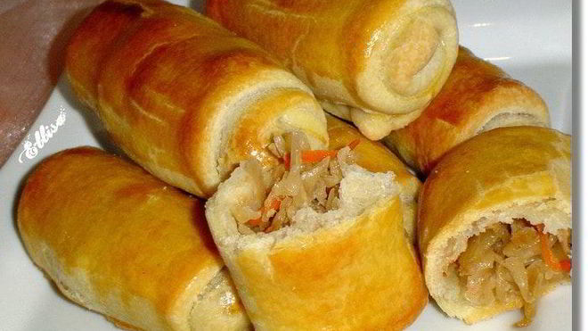 Рецепт Молдавские пирожки с капустой