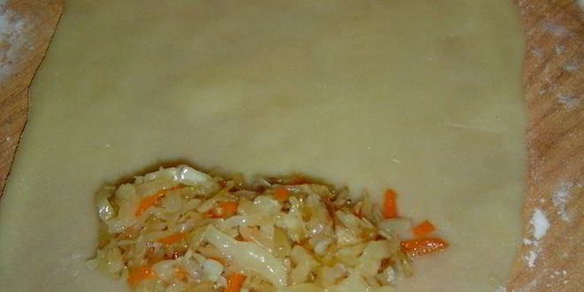 Рецепт молдавские пирожки с капустой