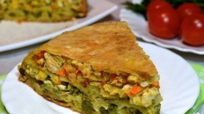 Рецепт Пирожки из лаваша с курицей