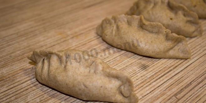 Рецепт пирожки из ржаной муки с капустой в духовке