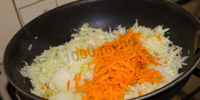 Рецепт пирожки из ржаной муки с капустой в духовке