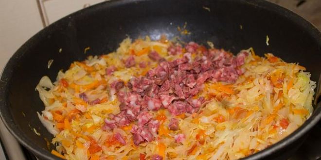 Рецепт пирожки из ржаной муки с капустой в духовке