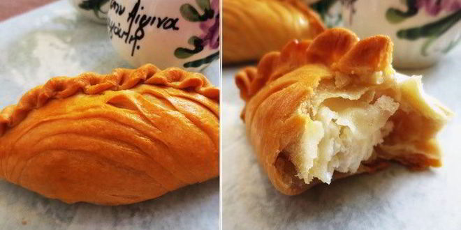Рецепт пирожки из слоеного теста с творожной начинкой