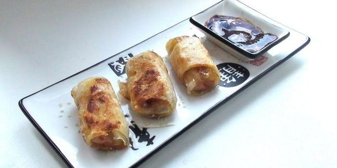 Рецепт пирожки по-китайски в рисовой бумаге