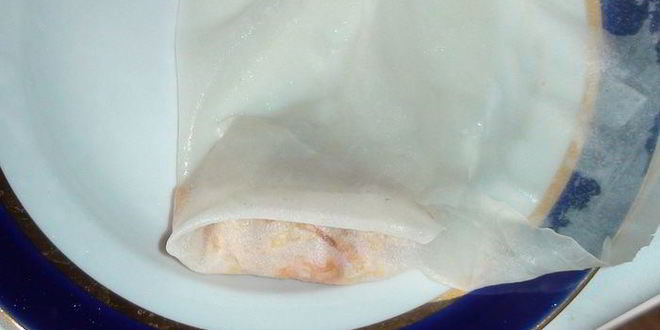 Рецепт пирожки по-китайски в рисовой бумаге