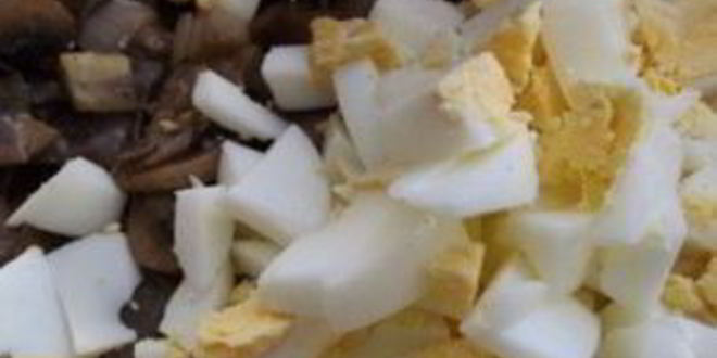 Рецепт пирожки с грибами и яйцом