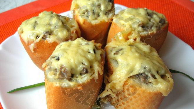 Рецепт Пирожки с грибами Ленивая жена