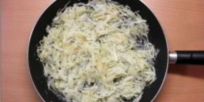 Рецепт пирожки с капустой на сковороде