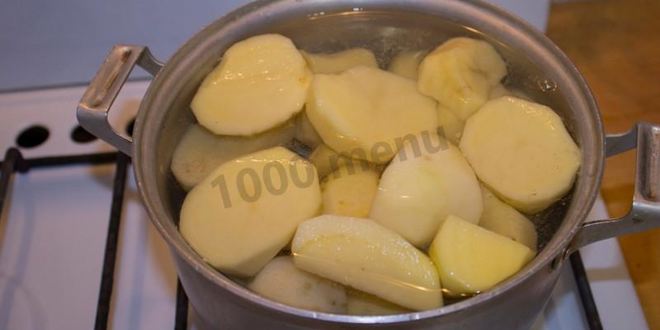 Рецепт пирожки с картошкой на кефире на сковороде