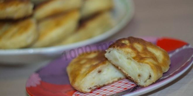 Рецепт пирожки с картошкой на кефире на сковороде