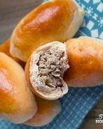 Пирожки с мясом в духовке