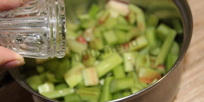 Рецепт пирожки с ревенем в духовке