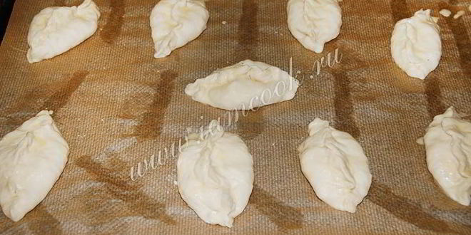 Рецепт пирожки с рисом и яйцом