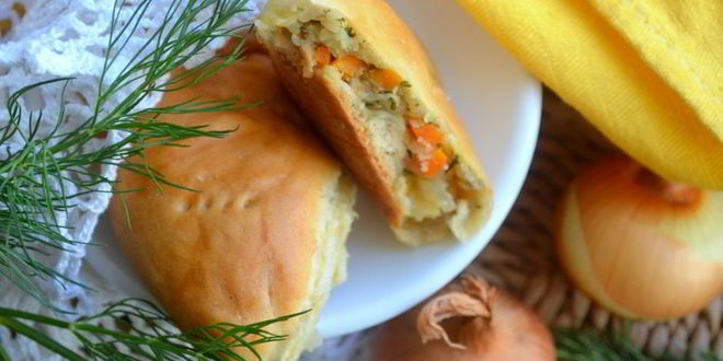 Рецепт пирожки с рыбой о овощами