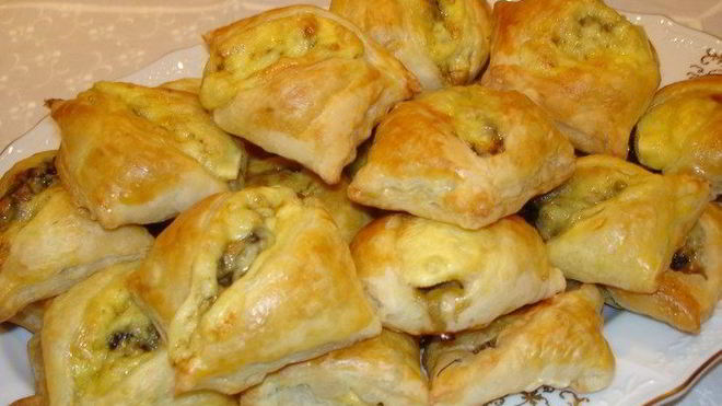 Рецепт Пирожки с шампиньонами