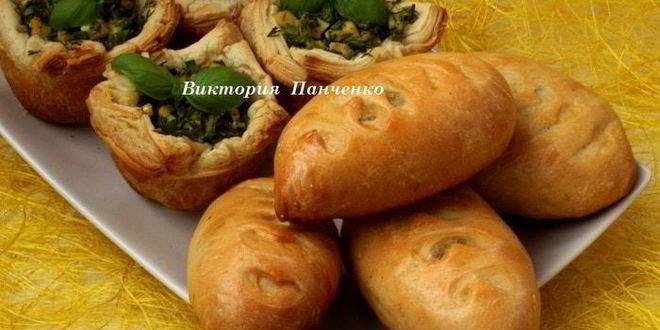 Рецепт пирожки с яйцом и пряной зеленью