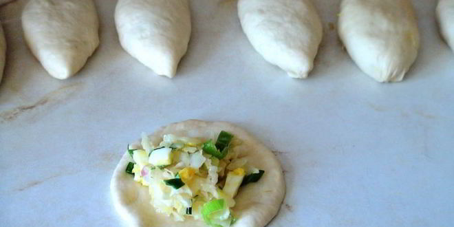 Рецепт пирожки жареные с щавелем и капустой