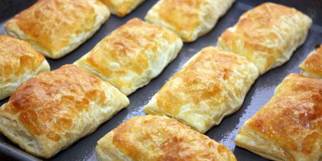 Рецепт слоеные пирожки с мясом