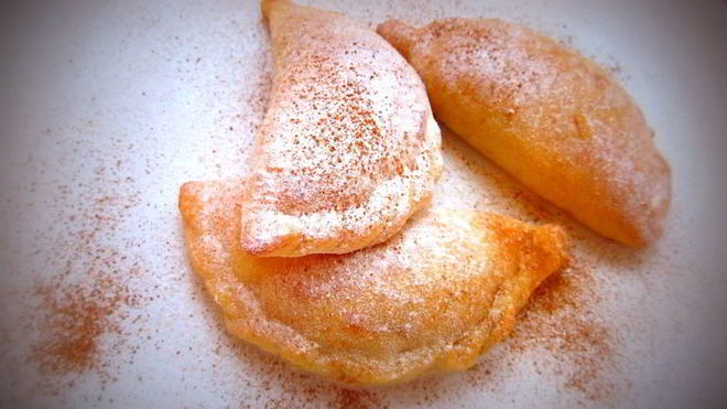 Рецепт Творожные пирожки с яблочной начинкой и корицей