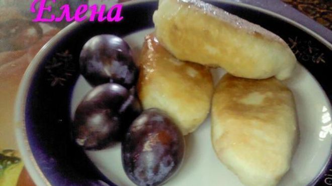 Рецепт Жаренные пирожки со сливами
