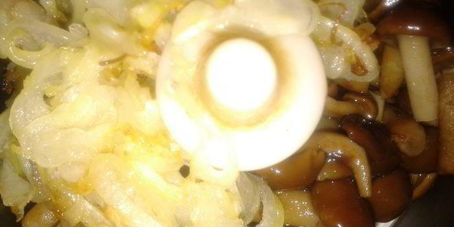 Рецепт жареные пирожки из савойской капусты с яйцом и опятами